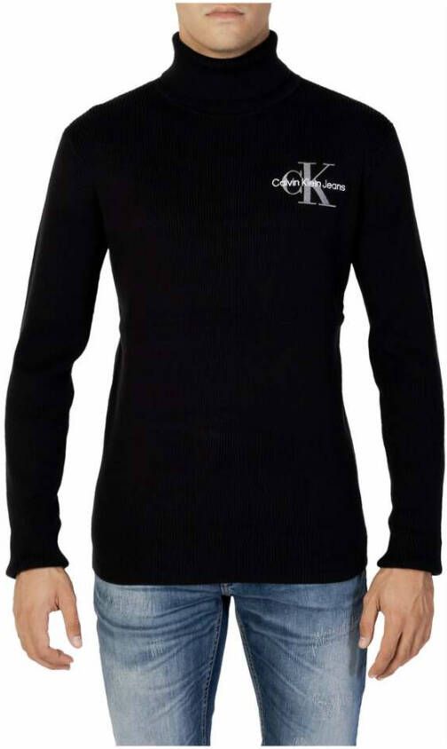 Calvin Klein Jeans Men& Knitwear In Black Zwart Heren