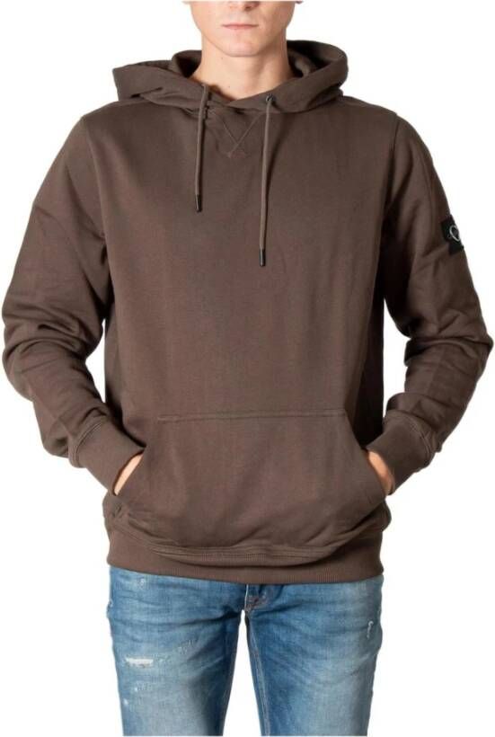 Calvin Klein Jeans Men Sweatshirt Bruin Heren