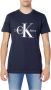 Calvin Klein Jeans Heren Blauw Print T-shirt Blue Heren - Thumbnail 3