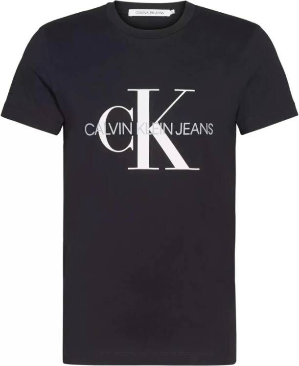 Calvin Klein Jeans Men& T-shirt Zwart Heren