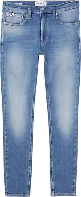 Calvin Klein Comfortabele Slim-Fit Jeans Blue Heren