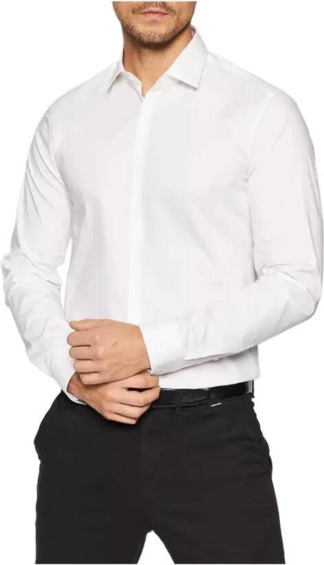 Calvin Klein Businessoverhemd POPLIN STRETCH SLIM SHIRT met kent-kraag logoprint op borsthoogte - Foto 11