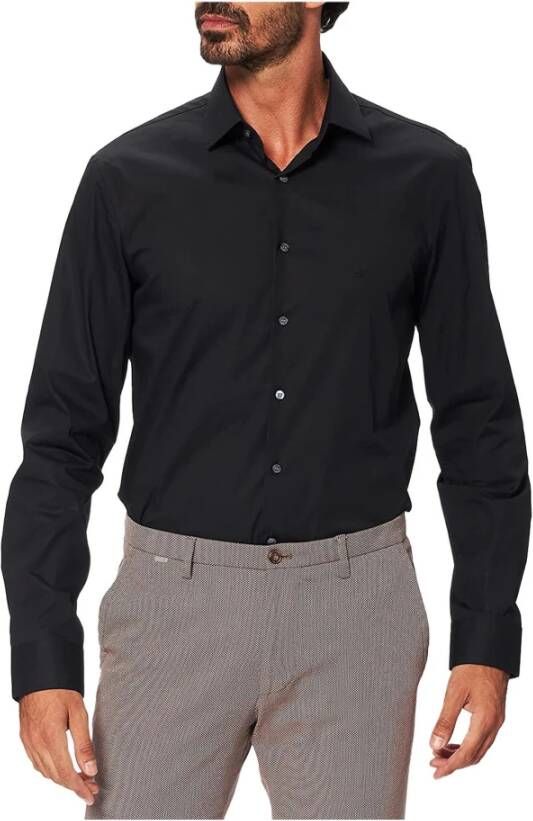 Calvin Klein Businessoverhemd POPLIN STRETCH SLIM SHIRT met kent-kraag logoprint op borsthoogte - Foto 12