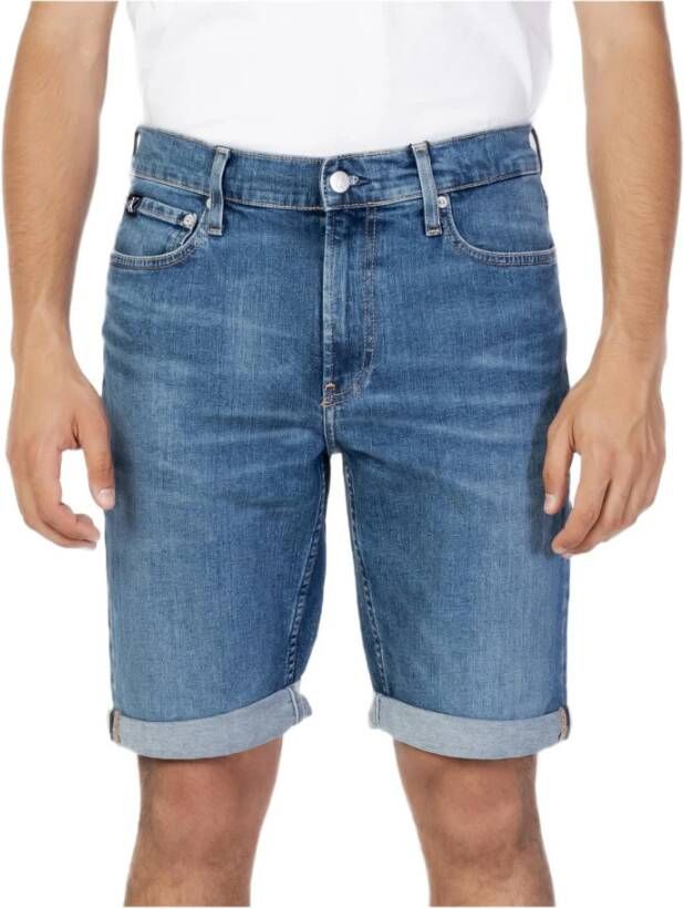Calvin Klein Jeans Men's Shorts Blauw Heren