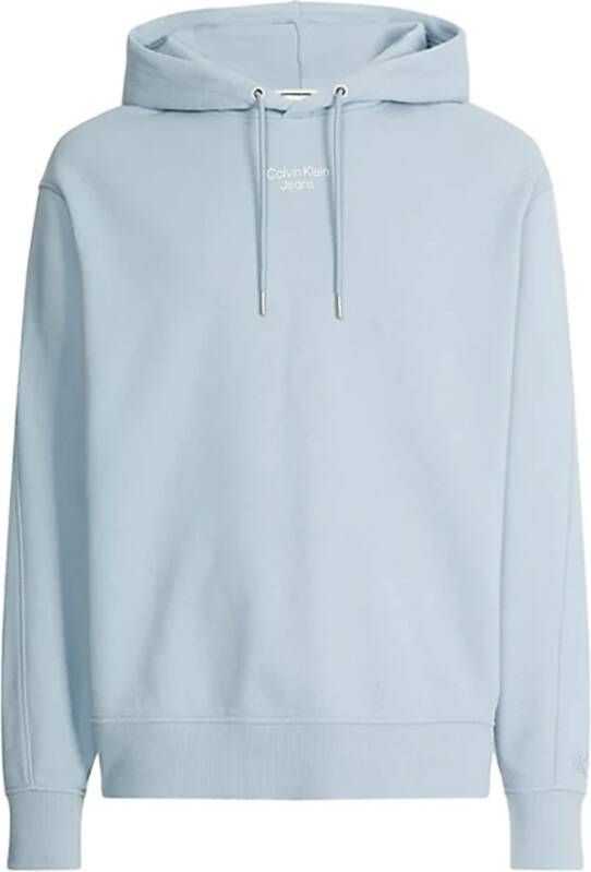 Calvin Klein Hoodie STACKED LOGO HOODIE met borduursel in ton sur ton op de mouw - Foto 2