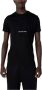 Calvin Klein Jeans Zwart effen T-shirt met korte mouwen Black Heren - Thumbnail 2