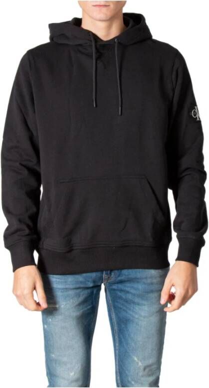 Calvin Klein Jeans Monogram Sleeve Badg J30J314036 Zwart Heren