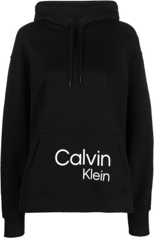 Calvin Klein Jeans Oversized hoodie Zwart Dames