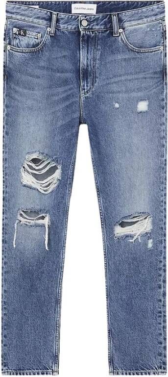 Calvin Klein Jeans J30J321436 Straight FIT Jeans Blauw Heren