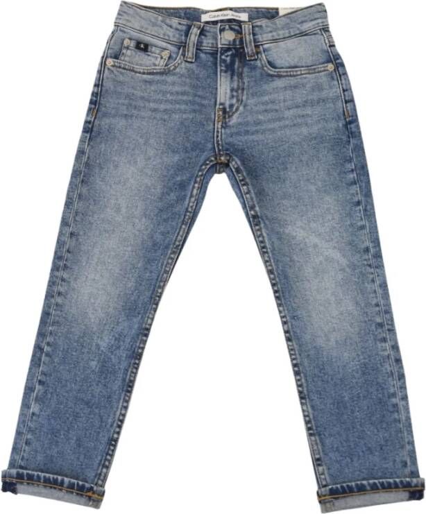 Calvin Klein Jeans Regular Fit Jeans Blauw Unisex