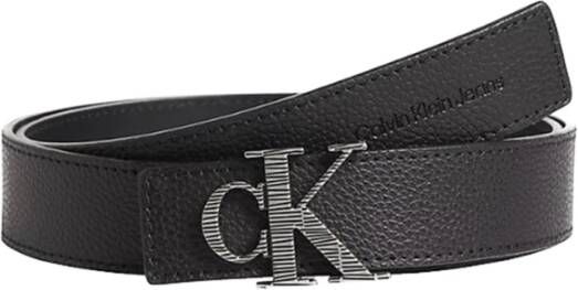 Calvin Klein Jeans Women& Belt In Black Zwart Dames