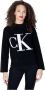 Calvin Klein Trui met ronde hals BLOWN UP CK HIGH NECK SWEATER met groot ck monogram in contrastkleur - Thumbnail 14