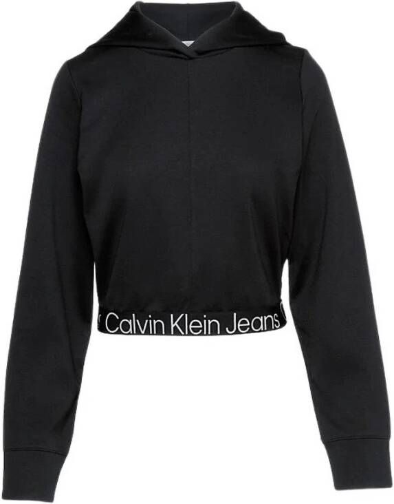 Calvin Klein Jeans Round-neck Knitwear Zwart Dames