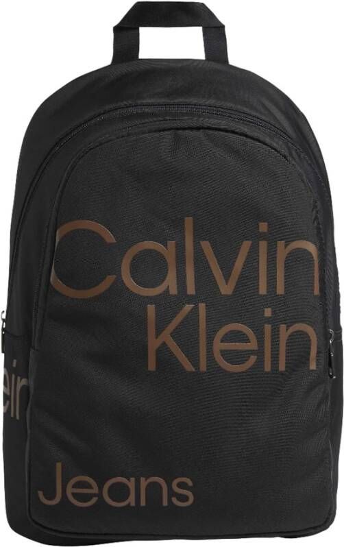 Calvin Klein Stijlvolle Rugzak voor Dagelijks Gebruik Black Heren