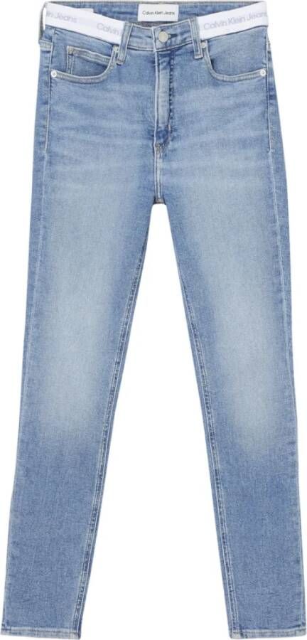 Calvin Klein Jeans Skinny Jeans Blauw Dames