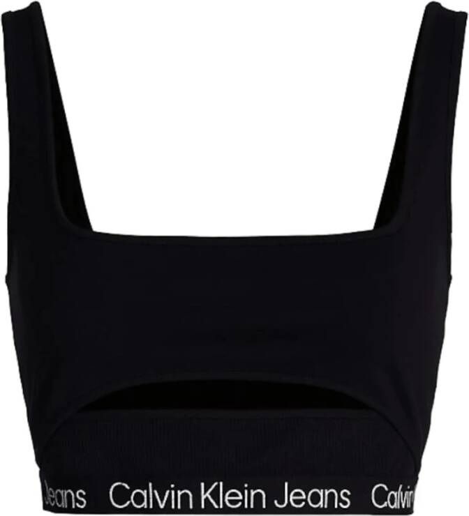 Calvin Klein Jeans Sleeveless Tops Zwart Dames