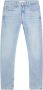 Calvin Klein Lichtblauwe Slim Fit Jeans met Gewassen Effect Blue Heren - Thumbnail 8