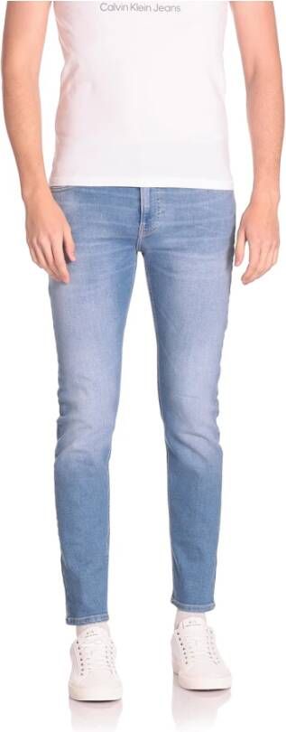 Calvin Klein Stijlvolle Denim Jeans voor Mannen en Vrouwen Blauw Heren
