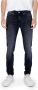 Calvin Klein Jeans Zwarte Heren Jeans met Ritssluiting en Knoopsluiting Black Heren - Thumbnail 1