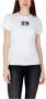 Calvin Klein Jeans Slim Fit T-shirt voor dames White Dames - Thumbnail 1