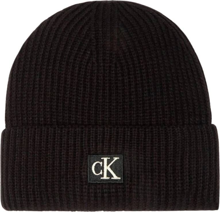 Calvin Klein Zwarte hoeden met iconisch logo Black Unisex - Foto 14