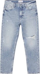 Calvin Klein Jeans Relaxed fit jeans in destroyed-look
