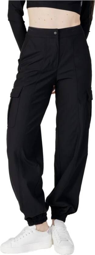 Calvin Klein Jeans Cargobroek met elastische pijpboorden model 'TECHNICAL'
