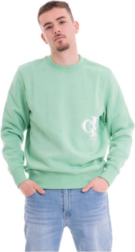 Calvin Klein Groene Polo Shirt Green Heren