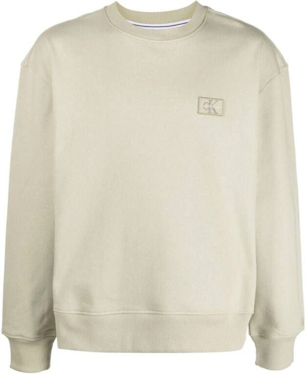 Calvin Klein Jeans Sweatshirt Wit Heren