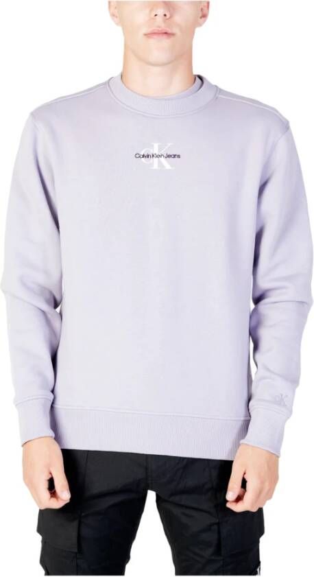 Calvin Klein Jeans Sweatshirts & Hoodies Paars Heren