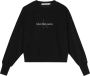 Calvin Klein Jeans Zwart Bedrukte Sweatshirt met Lange Mouwen Black - Thumbnail 3