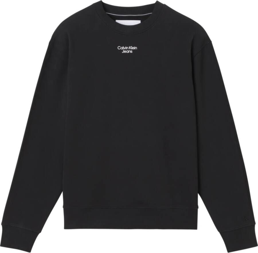 Calvin Klein Zwarte Heren Sweatshirt Lange Mouw Print Black Heren - Foto 3