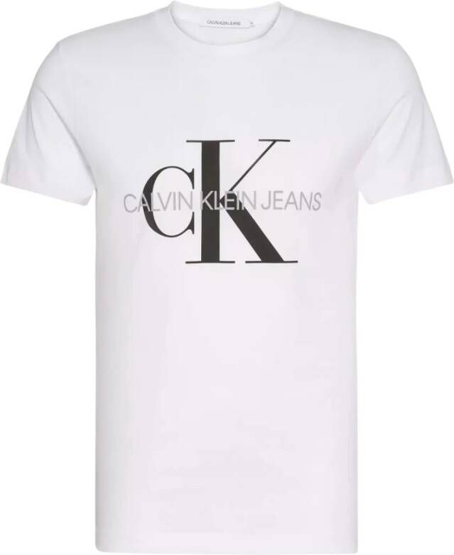 Calvin Klein Jeans T-Shirt Wit Heren