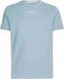 Calvin Klein Jeans Lichtblauw effen T-shirt voor heren Blue Heren - Thumbnail 1
