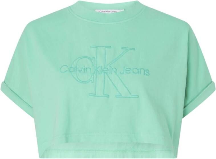 Calvin Klein Jeans T-Shirts Groen Dames