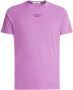 Calvin Klein Jeans Paarse effen ronde hals T-shirt Purple Heren - Thumbnail 1