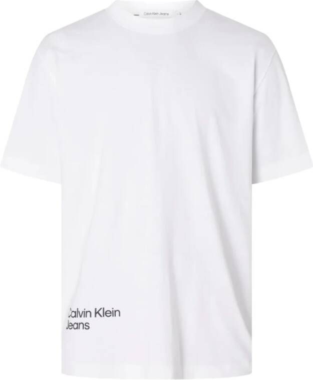 Calvin Klein Jeans Vervaagde gekleurde addR J30J322881Yaf Wit Heren