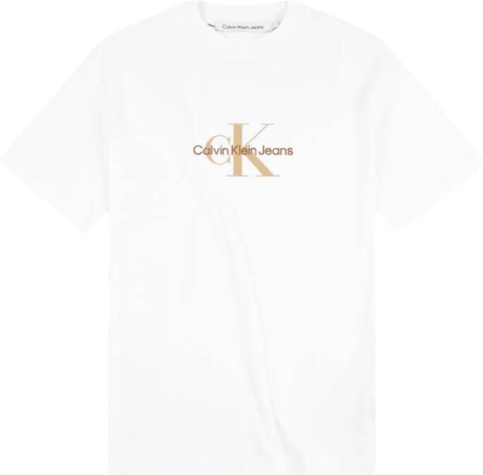 Calvin Klein Jeans T-shirt met labelprint model 'ARCHIVAL'
