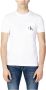 Calvin Klein Jeans Witte effen T-shirt met korte mouwen White Heren - Thumbnail 2