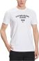 Calvin Klein Jeans Heren Print T-shirt Wit Korte Mouw White Heren - Thumbnail 5