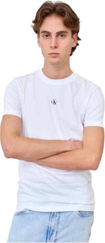 Calvin Klein Jeans T-shirt Korte Mouw MICRO MONOLOGO TEE