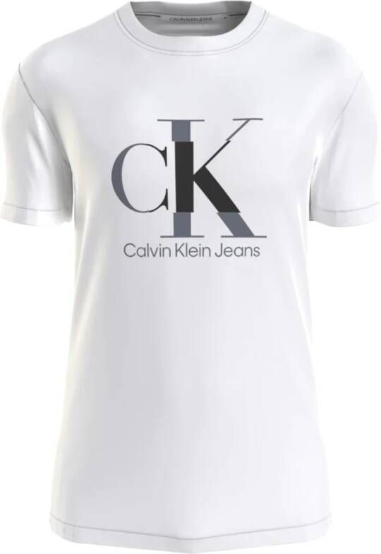 Calvin Klein Jeans T-shirt met labelprint model 'DISRUPTED'