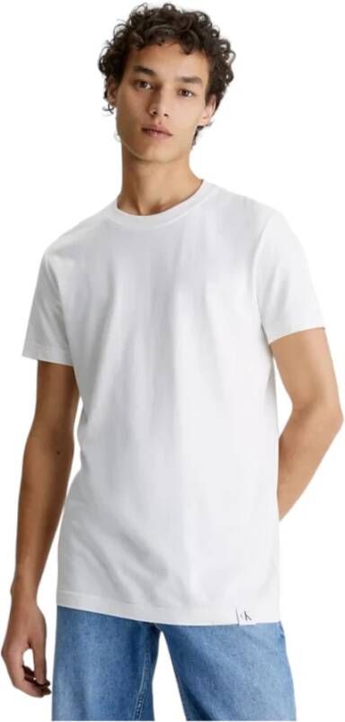 Calvin Klein Jeans Korte Mouw T-shirt White Heren