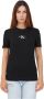Calvin Klein Jeans Zwart T-shirt voor dames korte mouw herfst winter Black Dames - Thumbnail 7