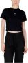 Calvin Klein Jeans Zwart T-shirt voor dames korte mouw herfst winter Black Dames - Thumbnail 1