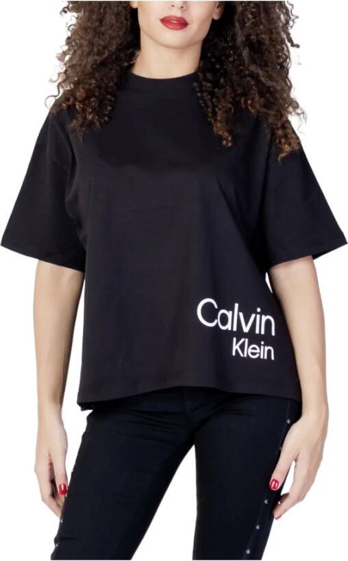 Calvin Klein Jeans Women T-shirt Zwart Dames