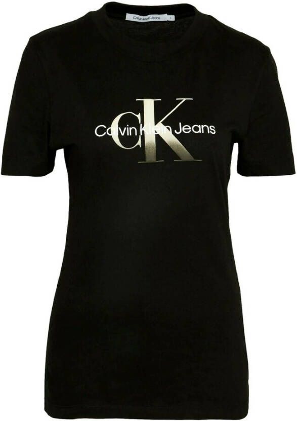Calvin Klein Jeans T-Shirts Zwart Dames