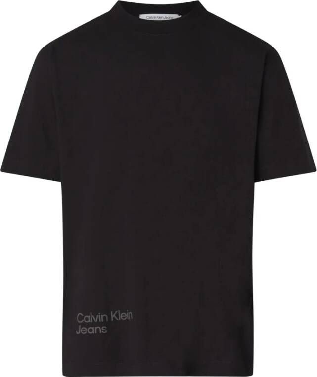 Calvin Klein Jeans Vervaagde gekleurde addR J30J322881Beh Zwart Heren