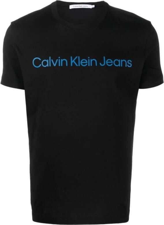 Calvin Klein Jeans T-Shirts Zwart Heren
