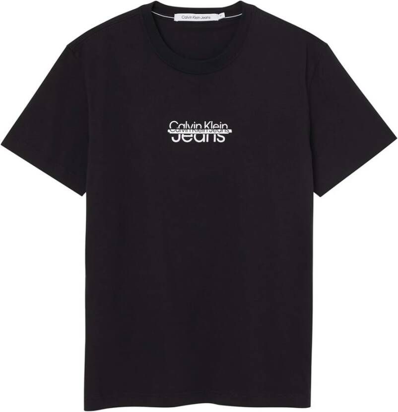 Calvin Klein Jeans T-shirts Zwart Heren
